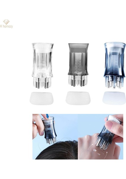 El Saç Derisi Aplikatör Tarak Çok Fonksiyonlu Taşınabilir Uçucu Yağ Sıvı Kılavuzu Fırça Temizle (Yurt Dışından)