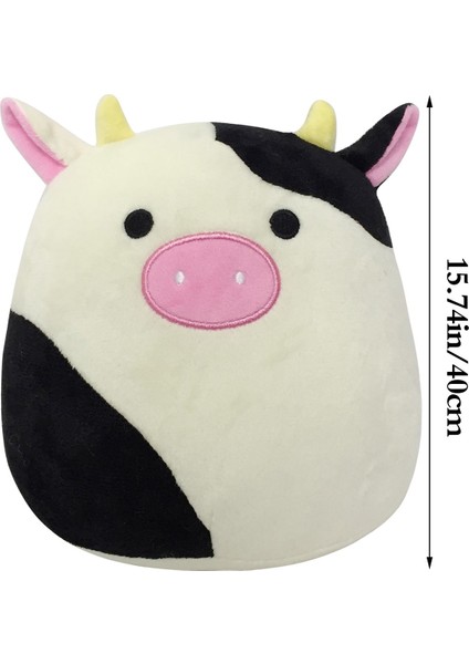 40/20 cm Squishmallowed Peluş Oyuncaklar Kawaii Inekler Dinozor Kurbağa Doldurulmuş Hayvan Bebek Bebekler Yumuşak Yastık Çocuk Kız Yılbaşı Hediyeleri (Yurt Dışından) modelleri