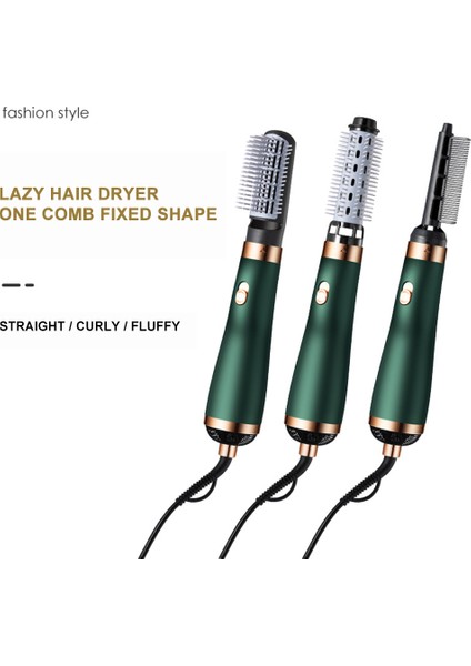 Kıvırcık Saçlar ve Düz Saçlar Için 220V Üçü Bir Arada Sıcak Hava Tarağı Çift Kullanımlı Saç Tarağı Anyon Saç Kurutma Makinesi Kıvırma Çubuğu (Yurt Dışından) modelleri