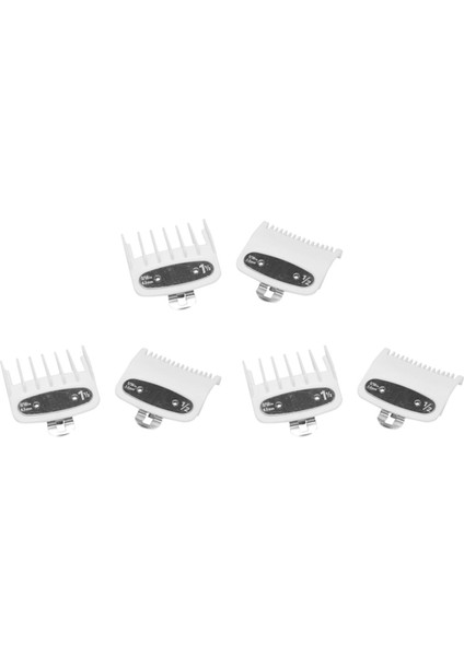 Xhhdqes 6 Adet Saç Kesme Makinesi Tarak Kılavuz Seti Saç Düzeltici Muhafızları Ekleri 1.5mm/4.5mm Wahl Saç Kesme Makinesi (Yurt Dışından)