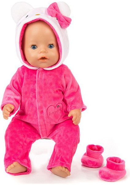 1 Adet Sevimli 43CM Bebek Yeni Bebek Oyuncak Bebek Giysileri Aksesuarları Yeniden Doğmuş Bebek Peluş Tulum (Yurt Dışından) fırsatları