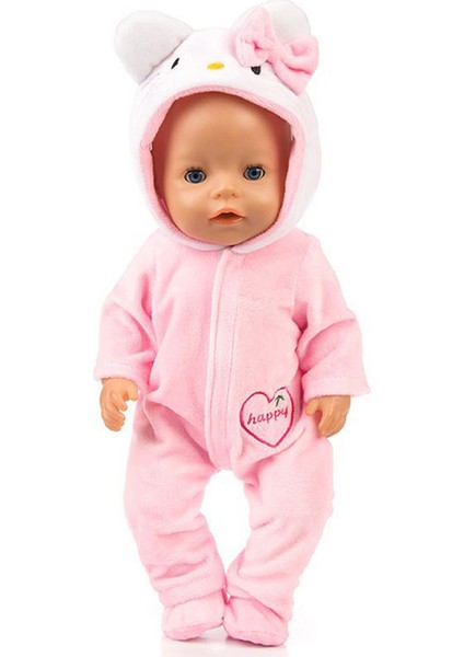 1 Adet Sevimli 43CM Bebek Yeni Bebek Oyuncak Bebek Giysileri Aksesuarları Yeniden Doğmuş Bebek Peluş Tulum (Yurt Dışından) indirimleri
