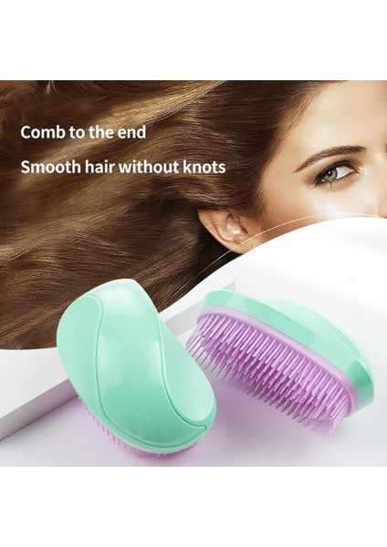Islak Kıvırcık Detangle Saç Fırçası Saç Derisi Masaj Tarak Sihirli Saç Fırçası Kadınlar Kadınlar Için Yüksek Kaliteli Anti-Düğüm Saç Fırçası (Yurt Dışından)