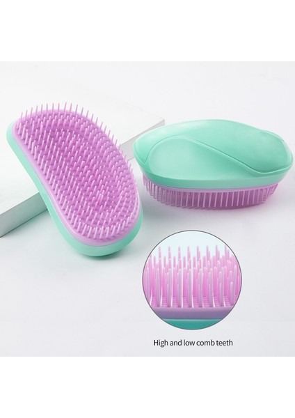 Islak Kıvırcık Detangle Saç Fırçası Saç Derisi Masaj Tarak Sihirli Saç Fırçası Kadınlar Kadınlar Için Yüksek Kaliteli Anti-Düğüm Saç Fırçası (Yurt Dışından) modelleri