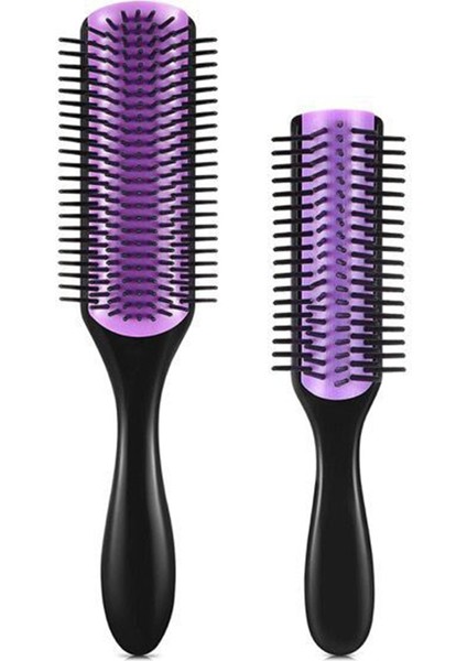 Pc 9 Satırlar Taraklar Saç Şekillendirici Fırça Detangle Saç Fırçası Salon Kuaförlük Düz Kıvırcık Saç Tarak Kadın Islak Kuru Saç Fırçası (Yurt Dışından) modelleri