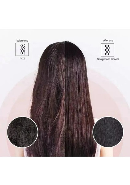 2_in_1 Elektrikli Saç Düzleştirme Fırçası ve Kıvırma Tarakıyla Profesyonel Şekillendirme ve Kireç Önleyici Teknolojiye Sahip Ev ile Saç Rutininizde Devrim Yaratın (Yurt Dışından) fiyatları