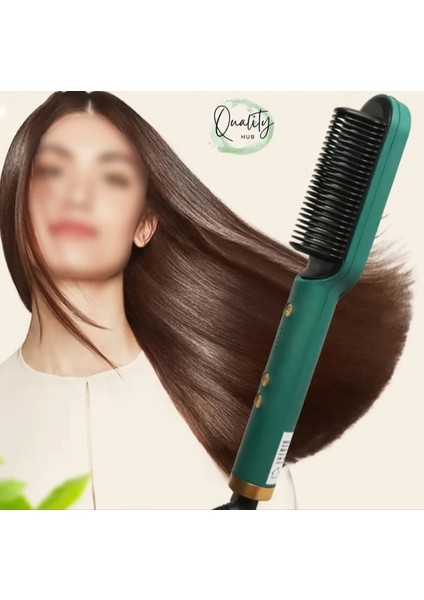 2_in_1 Elektrikli Saç Düzleştirme Fırçası ve Kıvırma Tarakıyla Profesyonel Şekillendirme ve Kireç Önleyici Teknolojiye Sahip Ev ile Saç Rutininizde Devrim Yaratın (Yurt Dışından) modelleri