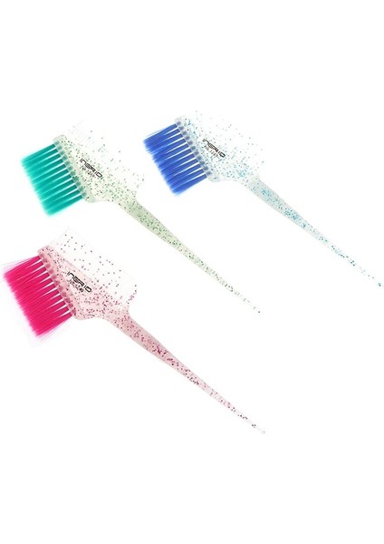 Yumuşak Elyaf Glitter Tonu Boya Saç Fırçası Kuaförlük Pro Salon Araçları Ağartıcı Tarak Salon Aksesuarları Saç Boyama Fırçası (Yurt Dışından) fiyatları
