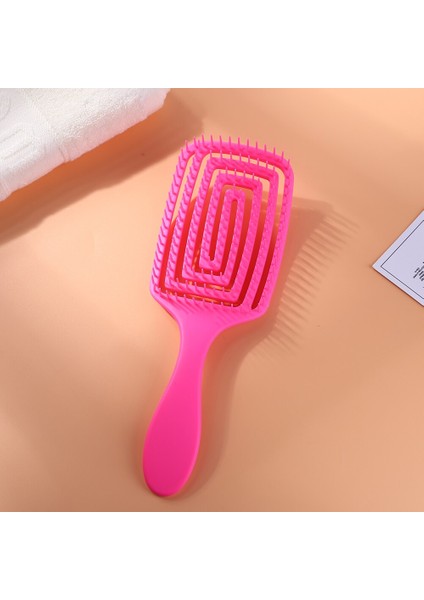 Dayanıklı Saç Fırçası Saç Derisi Masaj Tarak Hollow Kadın Salon Kauçuk Saç Fırçası Tarak Kaymaz Kolu Şekillendirici Araçları (Yurt Dışından) fiyatları