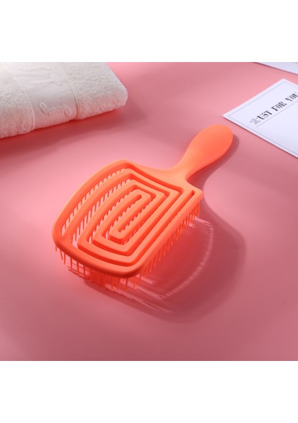 Dayanıklı Saç Fırçası Saç Derisi Masaj Tarak Hollow Kadın Salon Kauçuk Saç Fırçası Tarak Kaymaz Kolu Şekillendirici Araçları (Yurt Dışından) fırsatları