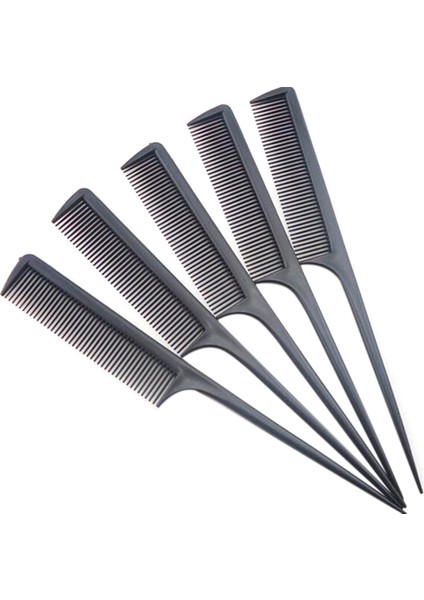 Adet/10 Adet Rastgele Renk Saç Tarağı Salon Fırça Şekillendirici Kuaförlük Kuyruk Plastik Tarak Seti Ince ve Uzun Saplı (Yurt Dışından) fiyatları