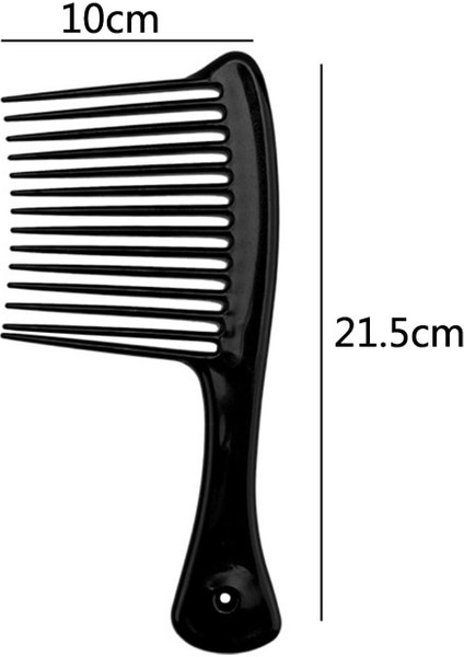 Adet Anti-Statik Büyük Geniş Diş Tarak Kuaförlük Tarak Kadın Asılı Delik Kolu Kavrama Kıvırcık Saç Saç Fırçası Güzellik Saç Tarak (Yurt Dışından) fiyatları