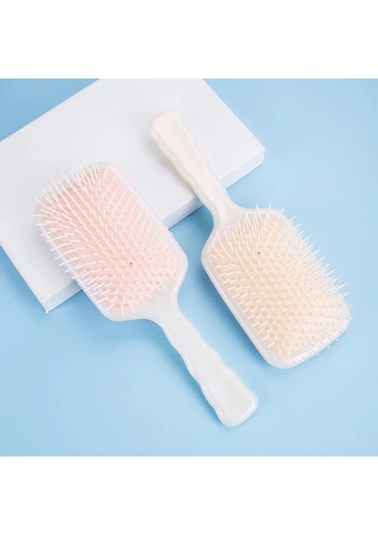 Şeker Renkler Uzatma Kare Şekli Saç Düzleştirici Saç Fırçası Hava Yastığı Dolaşık Açıcı Masaj Abs Saç Fırçası (Yurt Dışından) modelleri