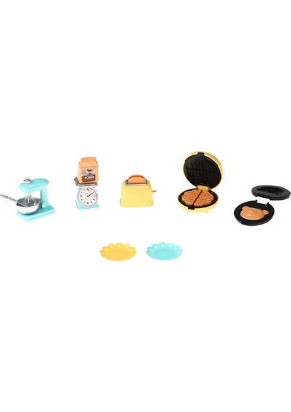1/12 Dollhouse Minyatür Mutfak Seti Ekmek Makinesi Blender Elektronik Terazi Cologo (Yurt Dışından) fiyatları