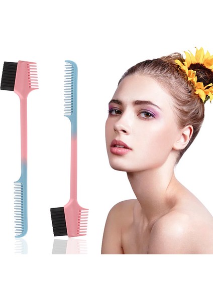 1pc Çift Taraflı Kenar Kontrolü Saç Tarak Şekillendirici Kaş Penye Aracı Yao Store (Yurt Dışından) fırsatları