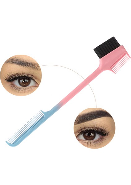 1pc Çift Taraflı Kenar Kontrolü Saç Tarak Şekillendirici Kaş Penye Aracı Yao Store (Yurt Dışından) indirimleri