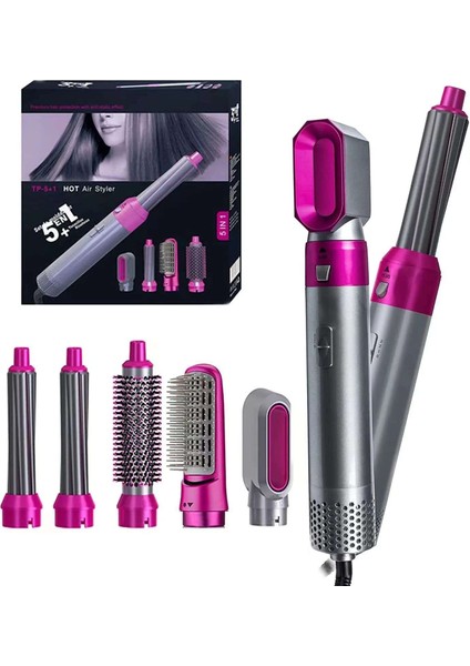 Kadınlar Için Saç Şekillendirici, Düzleştirici 5'i 1 Arada Saç Şekillendirici Düzleştirici (Yurt Dışından)