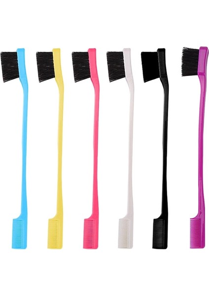 Çift Taraflı Kenar Kontrol Saç Tarak Saç Şekillendirici Saç Fırçası Rastgele Renk (Yurt Dışından)