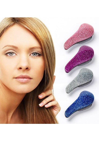Adet Pro Tarak Anti-Statik Saç Fırçası Duş Masaj Kafa Fırçası Sihirli Kolu Kafa Spa Tarak Salon Yumuşatma Saç Şekillendirici Saç Bakımı (Yurt Dışından) indirimleri