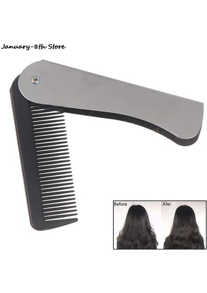 Draagbare Katlanır Cep Kammen Voor Mannen Olie Hoofd Draagbare Baard Kammen Haar Şekillendirici Ürün Kammen Voor Man Vrouwen (Yurt Dışından)