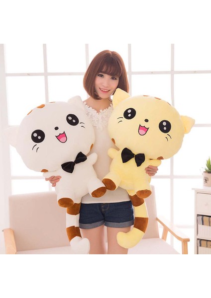 20 cm Sevimli Kawaii Büyük Yüz Kedi Peluş Bebek Oyuncakları Yumuşak Bebek Yastık Kanepe Yastık Kız Hediye Çocuklar Parti Dekor Doldurulmuş Hayvanlar (Yurt Dışından)