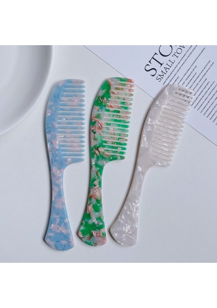 Kore Asetat Saç Combs Renkli Kuaförlük Tarak Saç Fırçası Kadın Kızlar Için Saç Şekillendirici Aracı Kabuk Asetat Tarak Saplı (Yurt Dışından) fırsatları