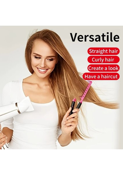 Düz Tarak Doğrultma Tarak Salon Saç Fırçası Tarak Kuaförlük Şekillendirici Düzleştirici V-Şekilli Düz Kabarık ve Düz (Yurt Dışından) modelleri