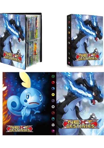 Summerflowers 240 Adet Oyun Kartı Koleksiyonu Tutucu Pokemon Kartları Albüm Karikatür Anime Koleksiyonu Klasörü Çocuk Serin Oyuncak Hediye (Yurt Dışından) fırsatları