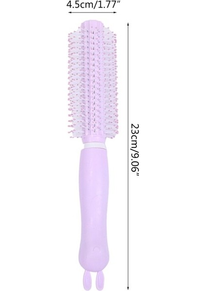 E7CF Kadın Yuvarlak Saç Bakım Fırçası Saç Fırçası Salon Şekillendirici Giyinme Saç Kıvırma Tarağı (Yurt Dışından) modelleri
