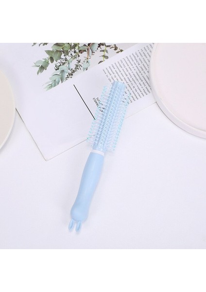 E7CF Kadın Yuvarlak Saç Bakım Fırçası Saç Fırçası Salon Şekillendirici Giyinme Saç Kıvırma Tarağı (Yurt Dışından) fırsatları