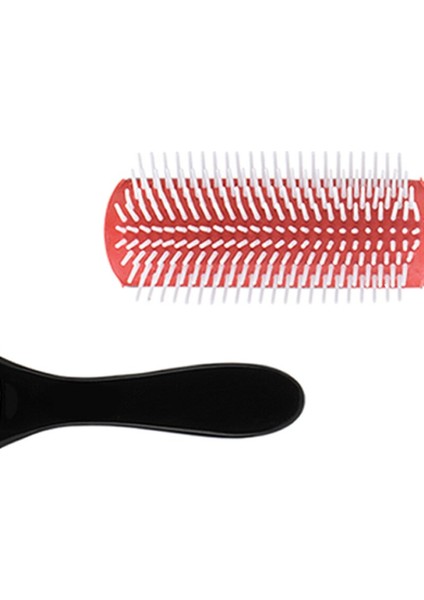 Adet Anti-Statik 9 Satırlar Saç Fırçası + Çift Taraflı Saç Tarak Detangle Saç Fırçası Salon Kuaförlük Düz Kıvırcık Saç Fırçası (Yurt Dışından) modelleri