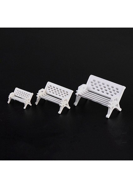 Adet Mini Park Koltuk Tezgahı Bahçe Süs Minyatür Zanaat Peri Dollhouse Dekor (Yurt Dışından) fiyatları