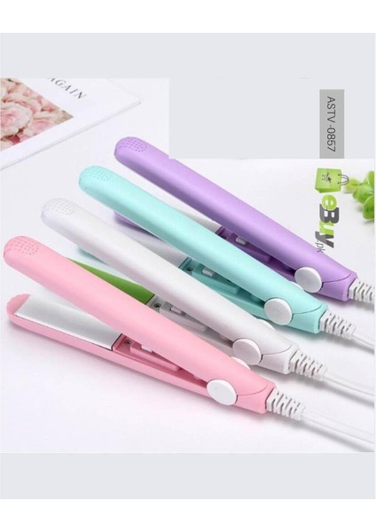 Mini Saç Düzleştirici Hızlı Saç Şekillendirici Uzun Ömürlü Etki Çift Voltajlı Seramik Uygun Seyahat Düz Saç (Yurt Dışından)