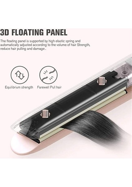 Mini Saç Düzleştirici Hızlı Saç Şekillendirici Uzun Ömürlü Etki Çift Voltajlı Seramik Uygun Seyahat Düz Saç (Yurt Dışından) fiyatları