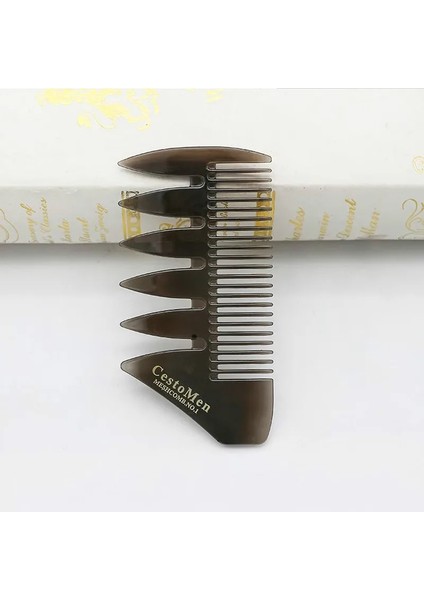 Cestomen Salon Büyük Diş Kuaförlük Tarak Pp Plastik Geniş Diş Profesyonel Şekillendirici Tarak Üç Taraflı Boyama Tarağı Berber (Yurt Dışından) fiyatları