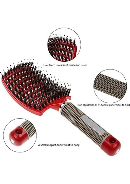 Saç Fırçası Saç Derisi Masaj Tarak Saç Fırçası Kıl Naylon Kadın Islak Kıvırcık Detangle Saç Fırçası Salon Kuaförlük Şekillendirici Aracı (Yurt Dışından) fiyatları