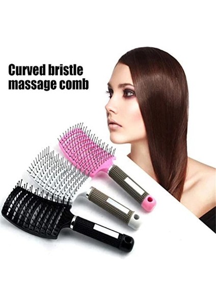 Saç Fırçası Saç Derisi Masaj Tarak Saç Fırçası Kıl Naylon Kadın Islak Kıvırcık Detangle Saç Fırçası Salon Kuaförlük Şekillendirici Aracı (Yurt Dışından) fırsatları