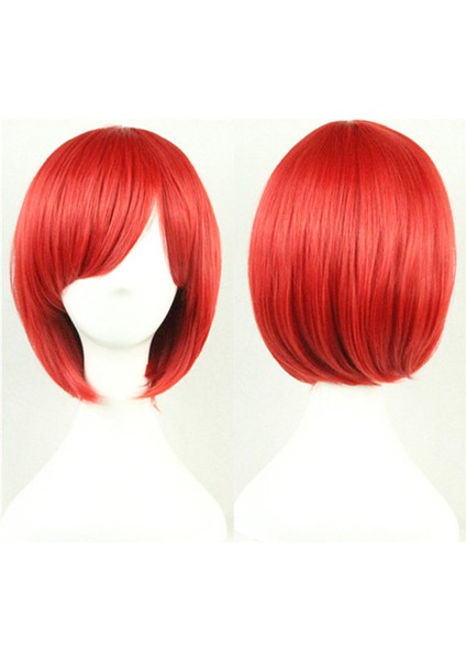 Avrupa ve Amerikan Modası Kadın Kısa Düz Saç Peruk Bobhaircut Kafa Kapağı Patlama Anime Peruk Evrensel Kimyasal Elyaf Yüksek Sıcaklık Fiber Dış Ticaret (Yurt Dışından) modelleri