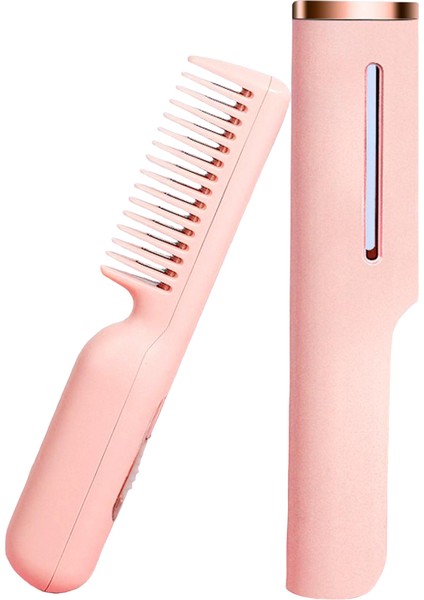 Ubeator - Unisex Taşınabilir Seyahat Isı Tarak Fırçaları Sakal Veya Saç Düzleştirici Aletler USB Tip-C Arayüzü (Yurt Dışından) fiyatları