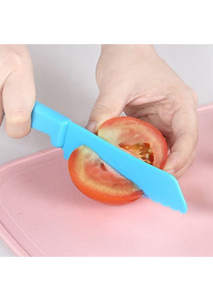 Parça Çocuk Pişirme Seti, Plastik Çocuk Güvenli Pişirme Şef Bıçakları ve Kesme Tahtası, Çocuk Meyve Salatası Bıçakları (Yurt Dışından) indirimleri