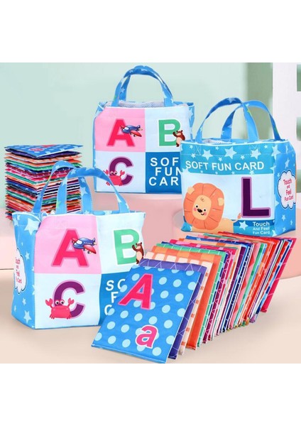 Childrenworld Öğrenme Flash Kartları Pratik Yetenek Bebek Yumuşak Alfabe Kartları (Yurt Dışından) indirimleri