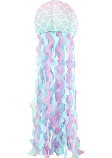 Helloworld Denizanası Fener Yaratıcı Şekil Denizkızı Asılı Denizanası Kağıt Fener (Yurt Dışından)