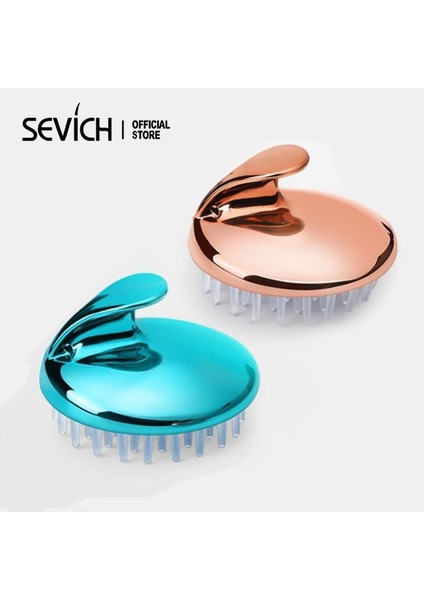 Sevıch Şampuan Tarak Silikon Masaj Fırçası (Yurt Dışından)