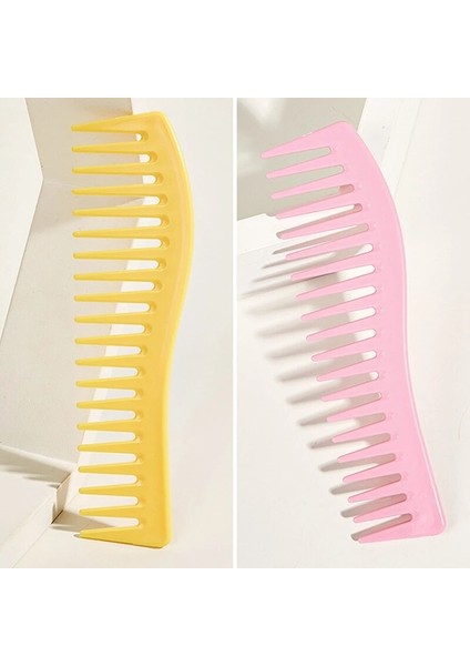Saç Tarak Yapışmaz Saç Berber Aksesuarları Büyük Geniş Saç Fırçası Düzleştirici Moda Pürüzsüz Saç Kuaförlük Aksesuarları (Yurt Dışından) indirimleri