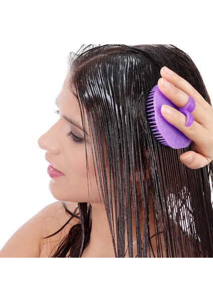 Yumuşak Silikon Şampuan Fırça Başlığı Masaj Fırçası Kişisel Bakım Banyo Ürünleri Saç Yıkama Saç Derisine Masaj Tarak (Yurt Dışından) fiyatları