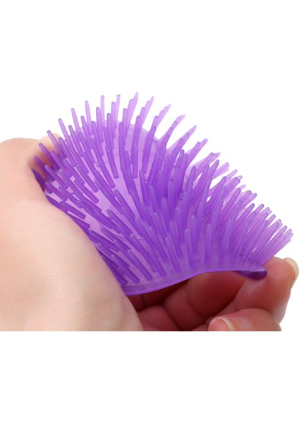 Yumuşak Silikon Şampuan Fırça Başlığı Masaj Fırçası Kişisel Bakım Banyo Ürünleri Saç Yıkama Saç Derisine Masaj Tarak (Yurt Dışından) indirimleri