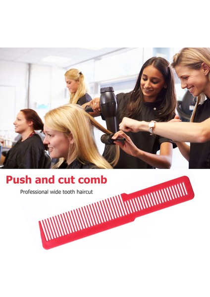 Salon Kuaförlük Karbon Anti-Statik Tarak Geniş Diş Saç Kesme Tarak Kadın Saç Şekillendirici Araçları Saç Kesimi Fırça Kesme Taraklar * (Yurt Dışından) fırsatları