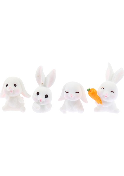 Adet Paskalya Tavşanı Havuç Minyatür Bahçe Dekor Mini Tavşan Paskalya Kek Dekor (Yurt Dışından) fırsatları