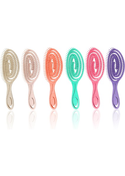 Elastik Karışık Saç Tarak Masaj Tarak Dolaşık Açıcı Saç Fırçası Oymak Islak Kıvırcık Saç Fırçaları Berber Tarak Salon Şekillendirici Araçları (Yurt Dışından) indirimleri