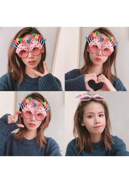 Doğum Günü Partisi Güneş Gözlüğü Partiler Fotoğrafları Için Komik Mutlu Doğum Günü Gözlükleri (Yurt Dışından) modelleri